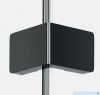 New Trendy Eventa Black Chrome kabina prysznicowa prostokątna 150x80x200 cm prawa przejrzyste czarny połysk EXK-6235